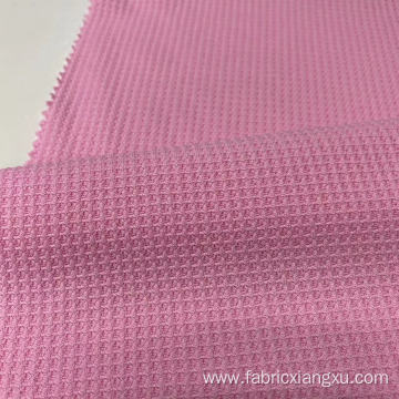 100 polyester material knitted Waffle Fabric for garment